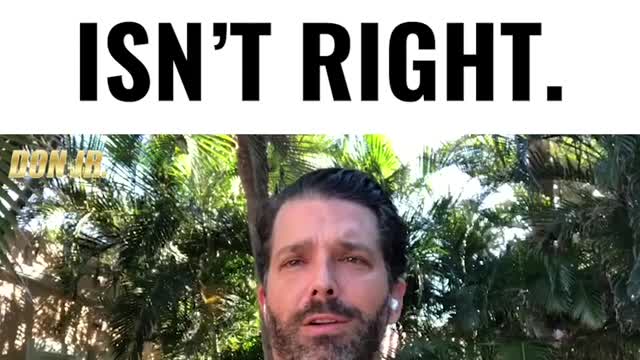 No longer gender in support - this Just isn't Right - Don Junior