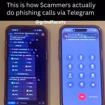 This is how Scammers actually do phishing calls via Telegram