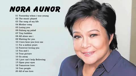 THE NATIONAL ARTIST OF THE PHILIPPINES NORA AUNOR.