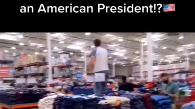 Have you ever seen our Entire World support an American President?