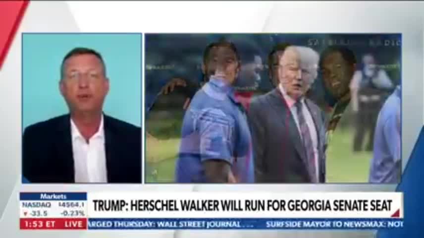 Trump endorses Herschel Walker for Georgia Senate race.