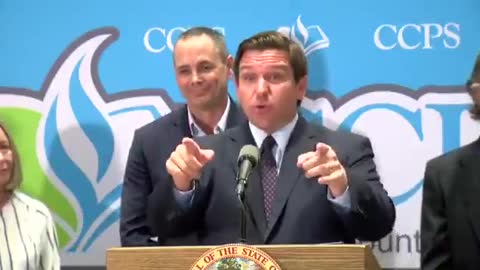 Florida's Gov. DeSantis accuses Biden of dividing the country through vaccine mandates.