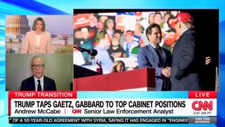 Former deputy director of the FBI Andrew McCabe fumes over Trump's nomination of Matt Gaetz