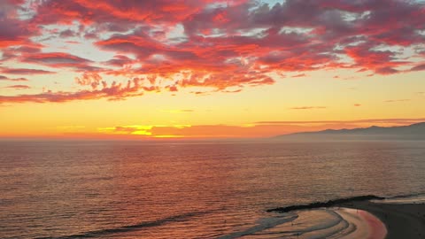 Sunset At Venice Beach LA