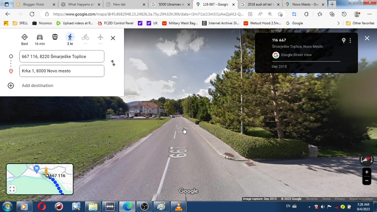 Another early morning night hours Slovenian police intimidation at Smarjeske toplice