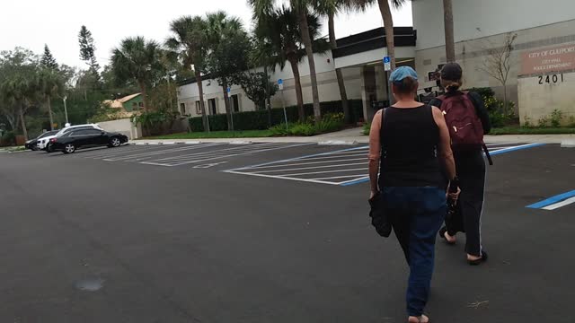 Heading into Gulfport City building