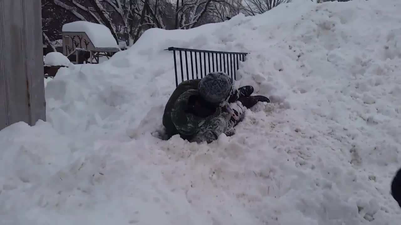 All black skate ramp fall soft snow