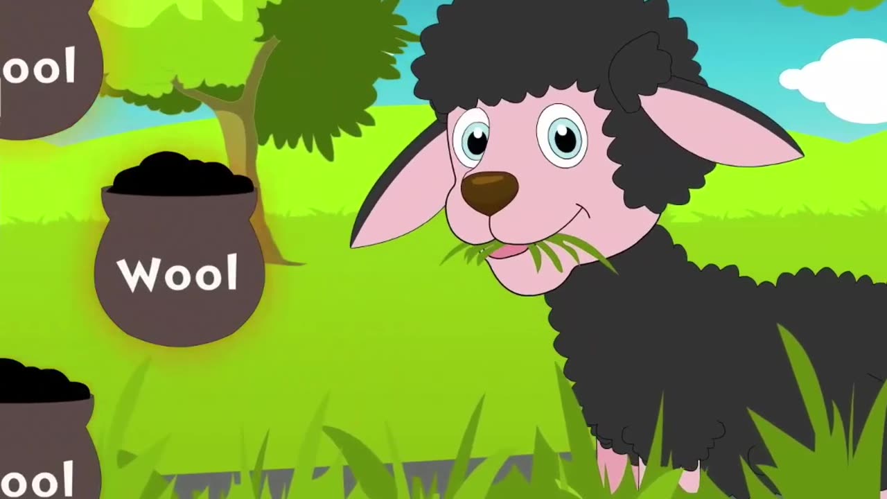 Ba ba black sheep: A Fun and Educational Nursery Rhyme for Kids