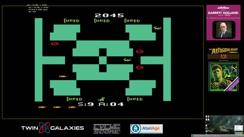 Atari 2600 EMU - Alligator People - Game 9 A/A - 34,620