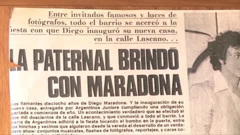 Maradona hablando de su vida