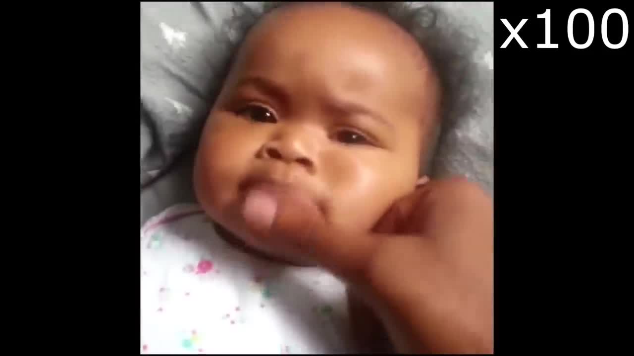 A Beatboxing Baby 999x speed meme