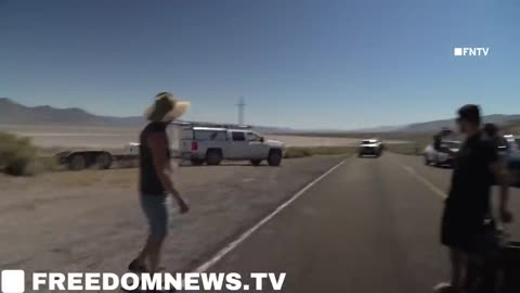 Climate Protesters Shut Down BURNING MAN, Rangers Ram Through Blockade.mp4