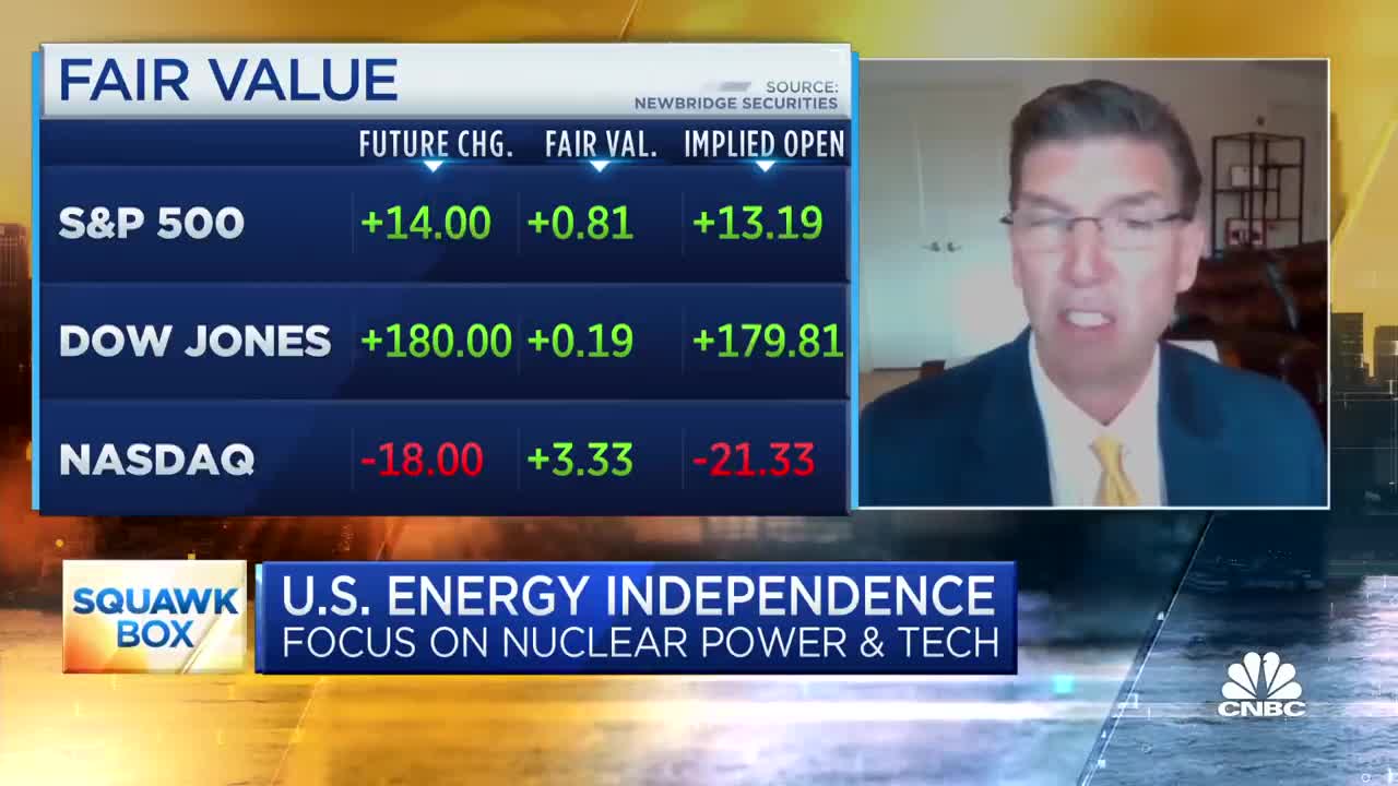 Nuclear energy is a vital element of the U.S.'s energy supply chain, says Curio