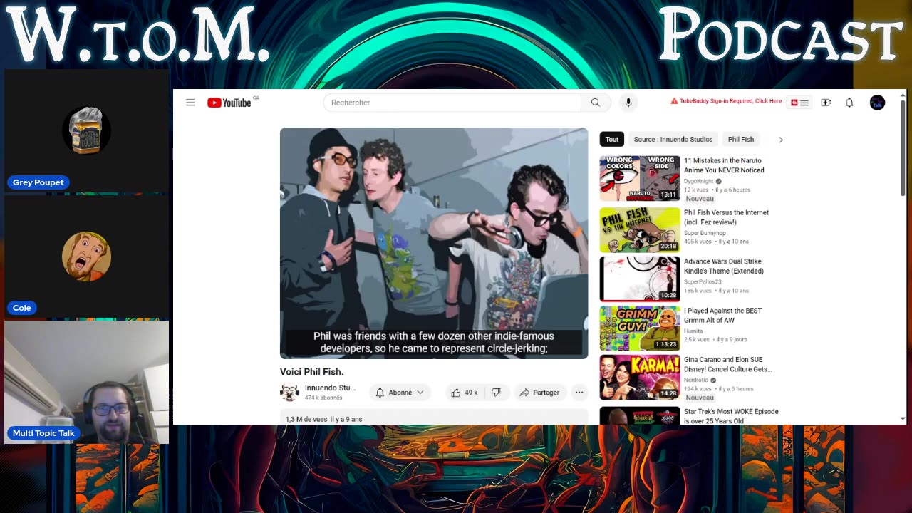 WTOM pod19 window to our minds: let's just react to videos!!