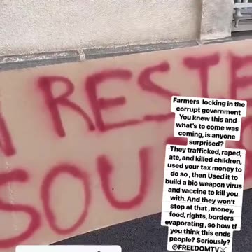 people know they will have to act accordingly to survive, rest sheep waiting for the slaughter.