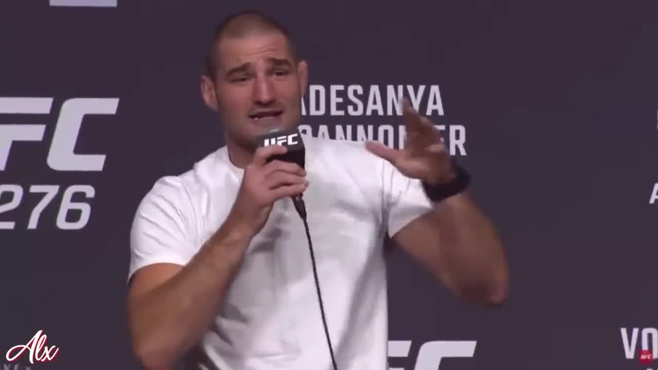 WATCH: UFC Star Halts Press Conference With a Message for Joe Biden