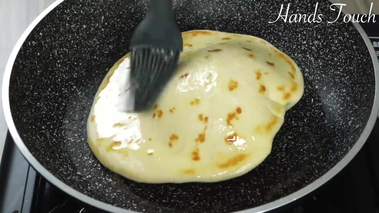 15 min butter naan without yeast , curd , egg and oven