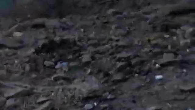 After the Russian bombardment
