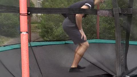 Somersault on a trampoline