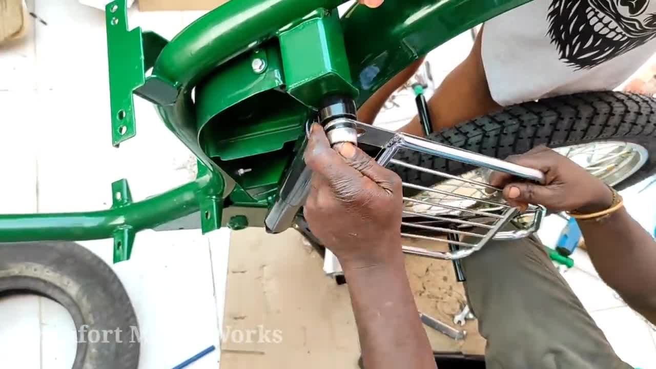 1992 TVS 50 full Restoration/ (part - 2)