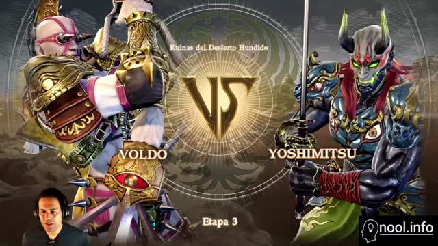 ¡Haciendo ejercicio y jugando Soulcalibur VI en nool.info!