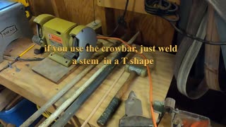 Making tools to support our blacksmithing hobby - part 1