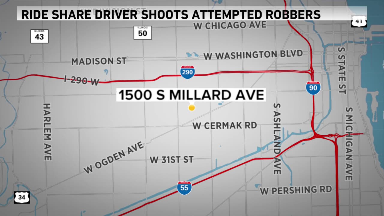 Rideshare driver, CCL holder, fires shots at armed robbers on Chicago's West Side