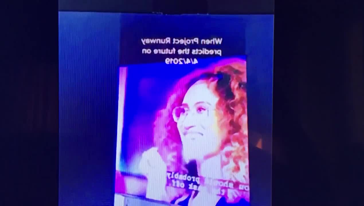 A Girl Named COVID on Project Runway from 4-4-2019, long before anyone heard about the virus