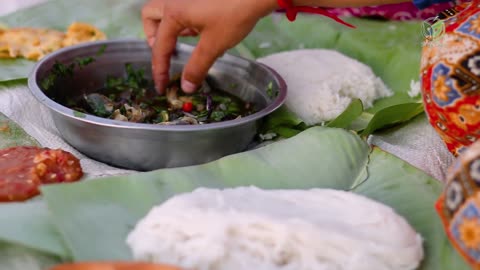 beautiful girls' rainy season rice harvest/Daily clips