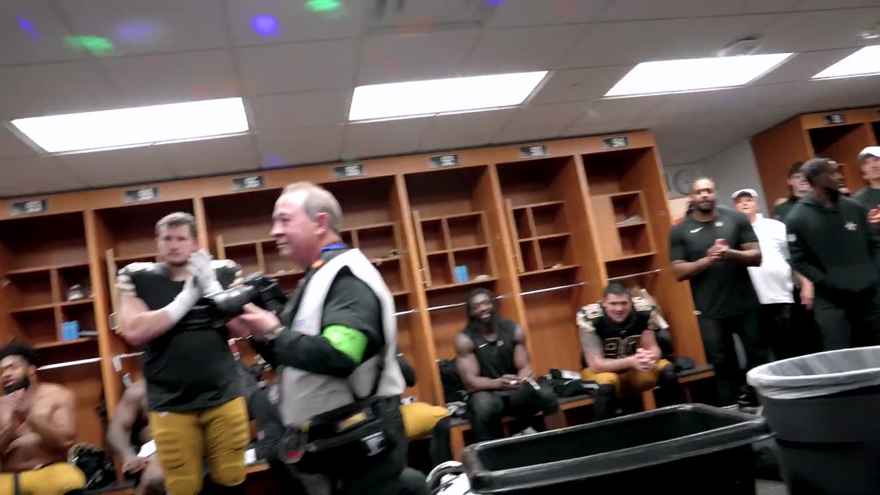 New Orleans Saints Locker Room Celebration Post Week 14 Victory vs. Panthers