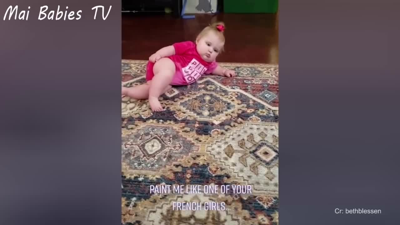 Cute Baby funny and Animal