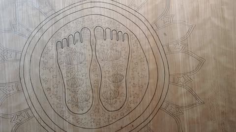 NEW LOTUS FEET MANDALA - STARS BURSTING FROM ME - 9/12/2022