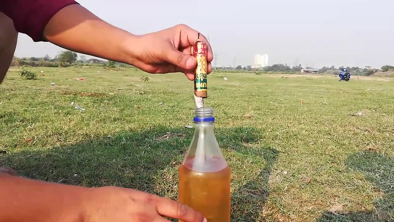 Petrol rocket amazing experiment