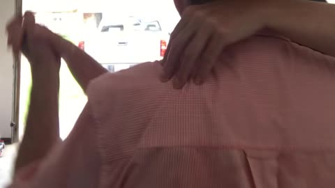 My husband and I dancing