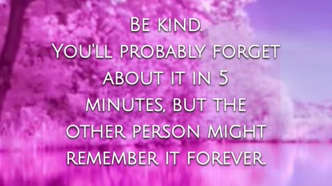 Be kind❤️🙏