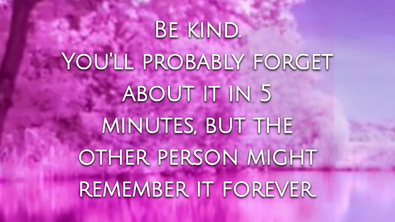 Be kind❤️🙏