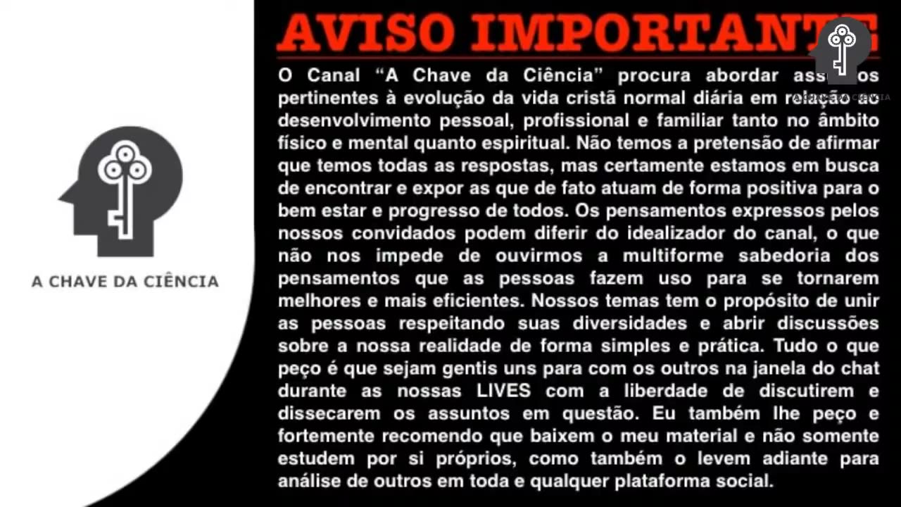 A Chave da Ciência - _-A5ppVnE6s - ACDC LIVE com Samuel Benini PRÉEXISTÊNCIA MESSIÂNICA E HUMANA
