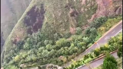 Winding mountain