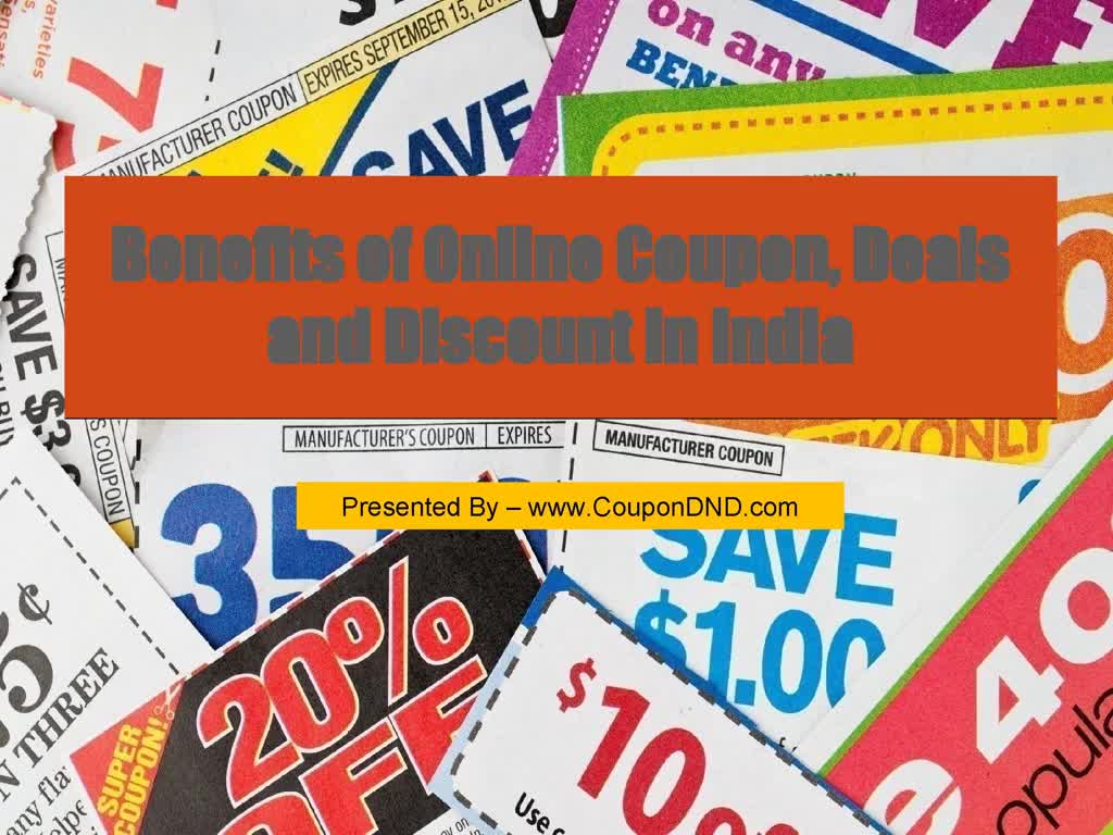 Benefits of Online Coupon Deals and Discount in India