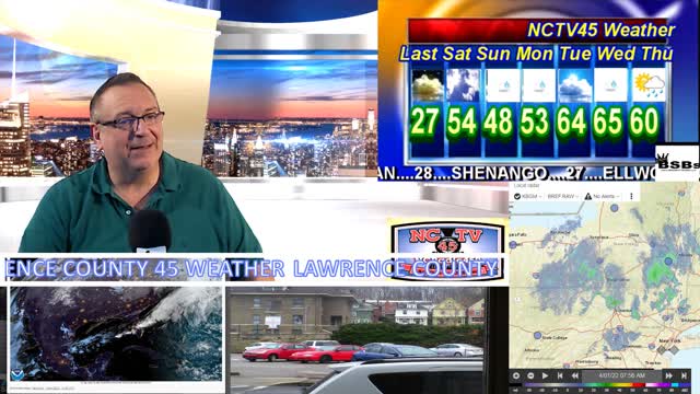 NCTV45’S LAWRENCE COUNTY 45 WEATHER SATURDAY APRIL 2 2022 PLEASE SHARE