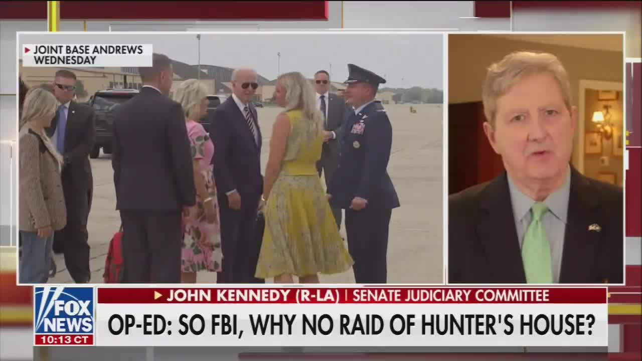 Sen. Kennedy: "The FBI and the DOJ are going to give Trump a fair and impartial firing squad."