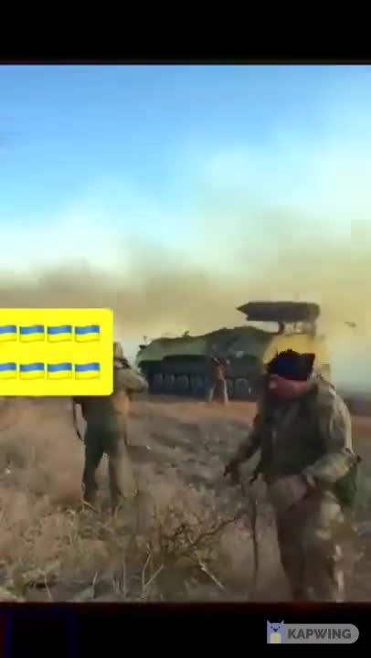 Ukrainian improvised weapon MT-LBu APC modded with two B-8M1 jet rocket pods makeshift MLRS