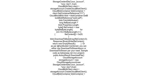 Open a pdf file(using bytes) stored in Azure Blob storage