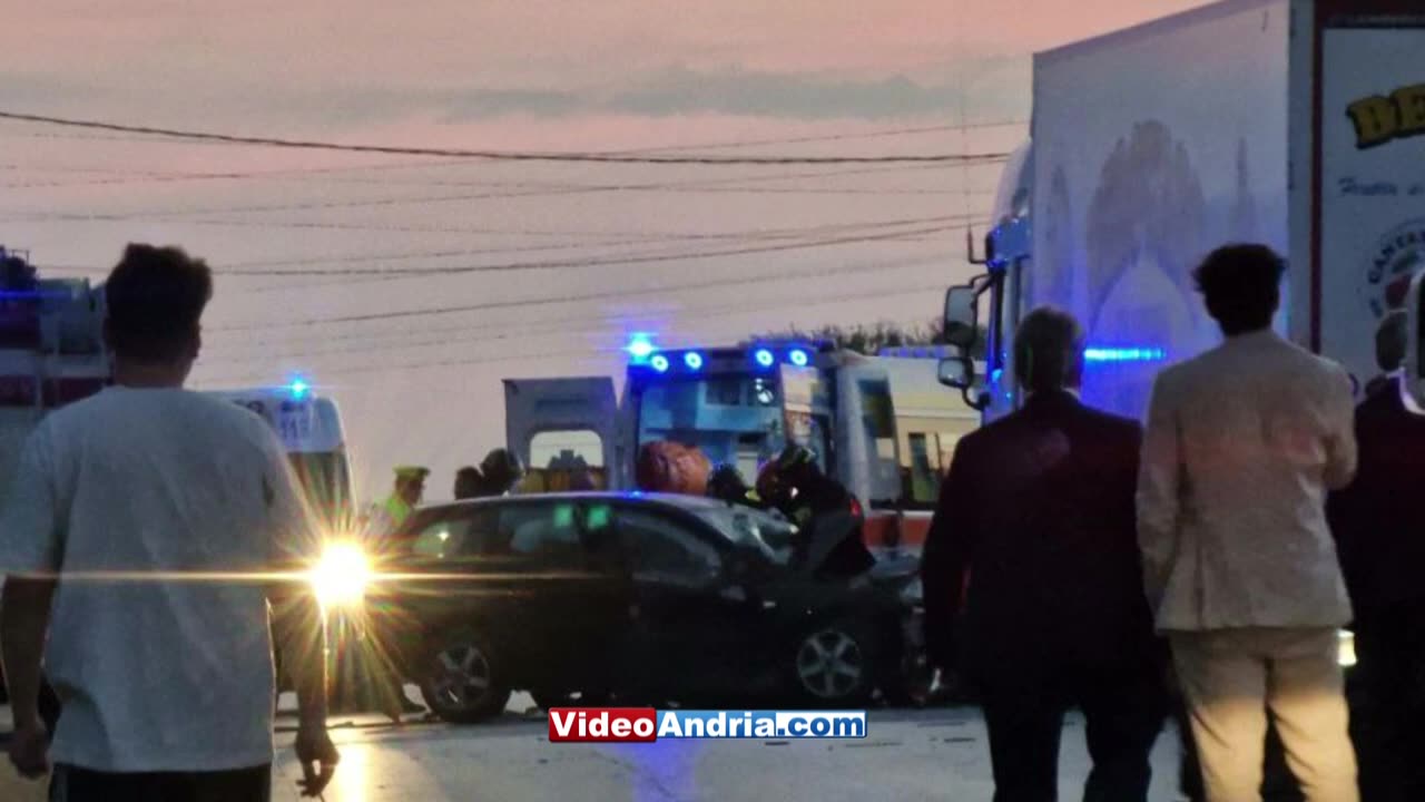 Incidente mortale sulla Andria-Canosa di Puglia, bloccata - video dalla Sp231 (ex 98):