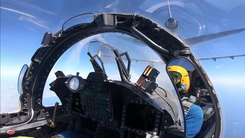 F-18 Hornet Blue Angels Refueling Cockpit View