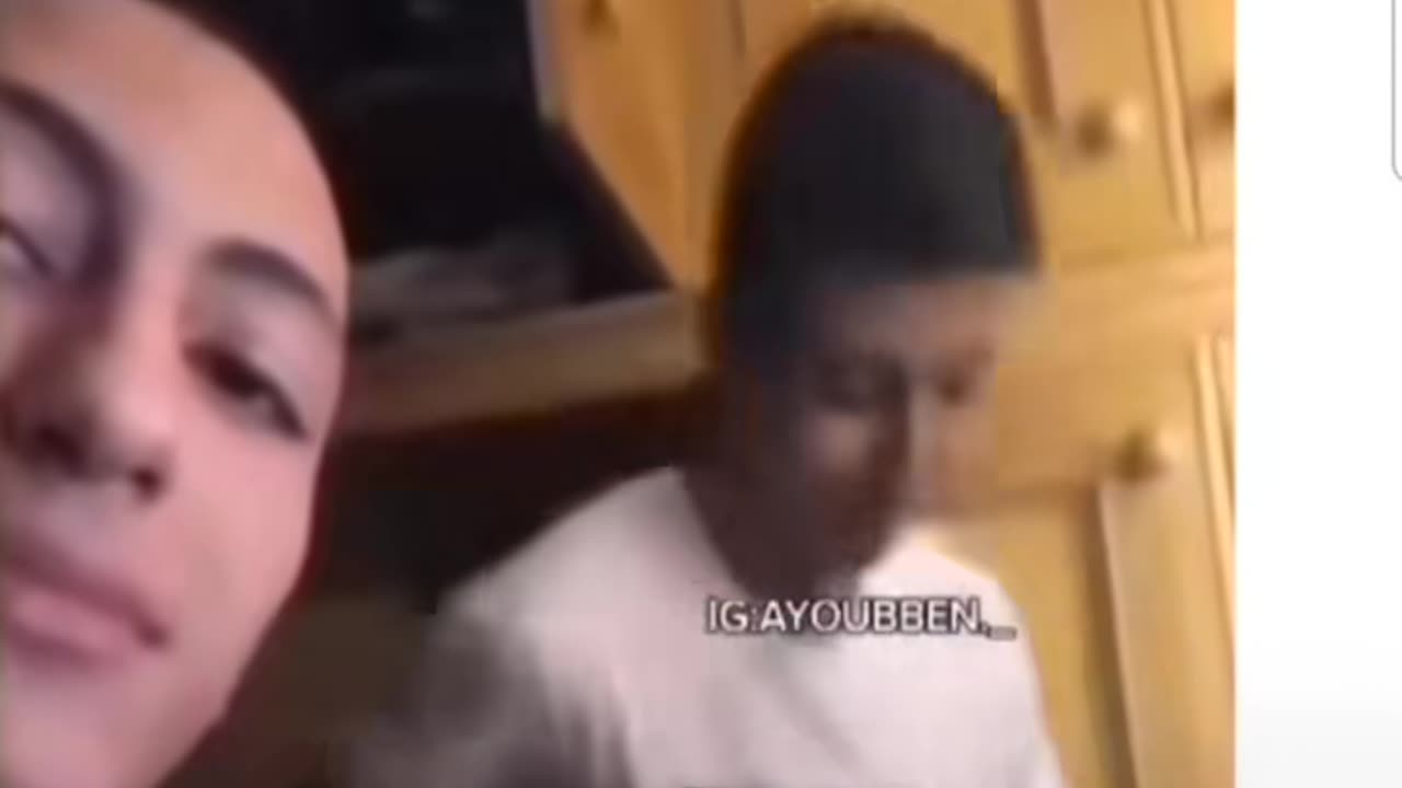 Slap prank on sister