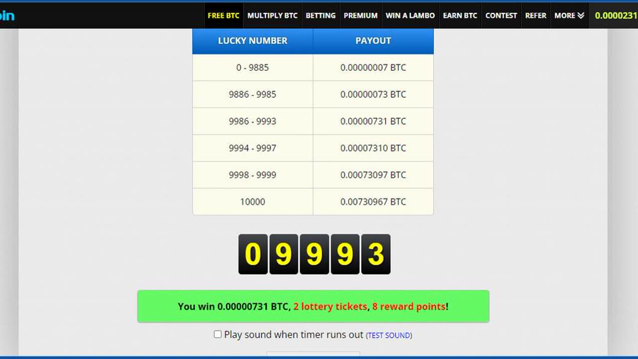 freebitcoin faucet