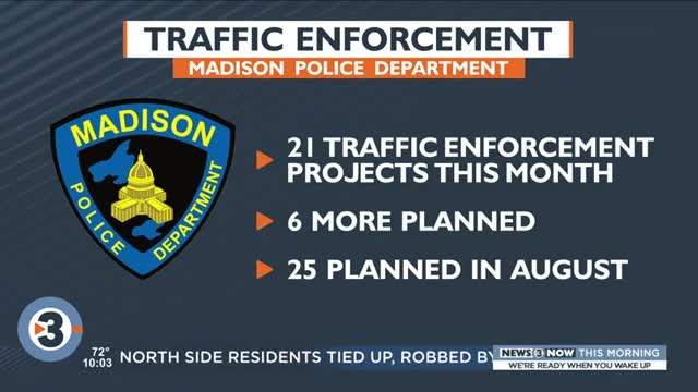Madison police to continue speeding crackdown into September