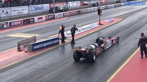 FireForce 5 Jet Car at Santa Pod Raceway - 1/4 Mile 5.07