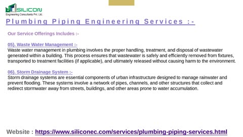 Plumbing Piping Design and Drafting Services